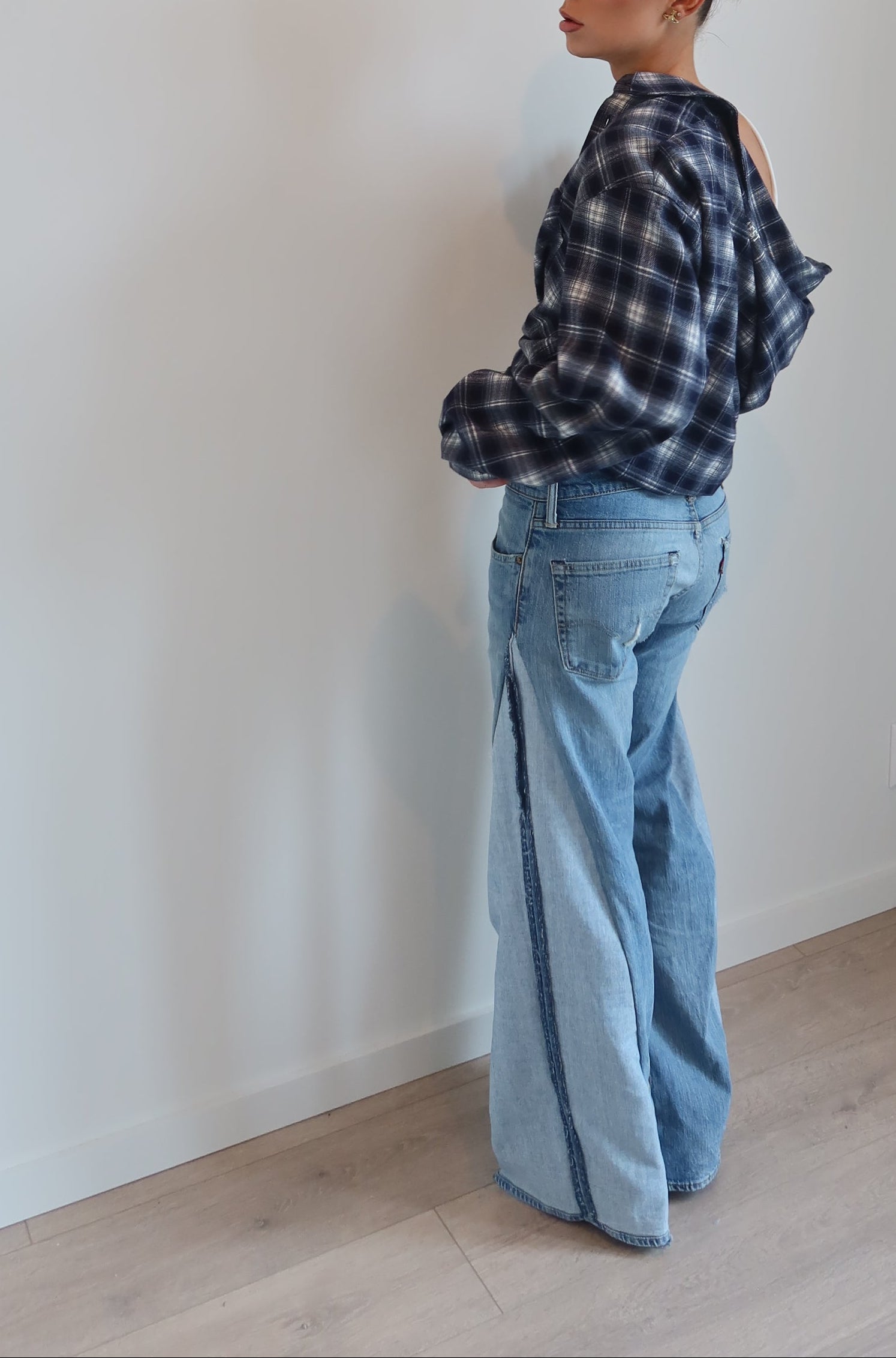 ‘TWO SIDES’ Levi’s reworked jeans