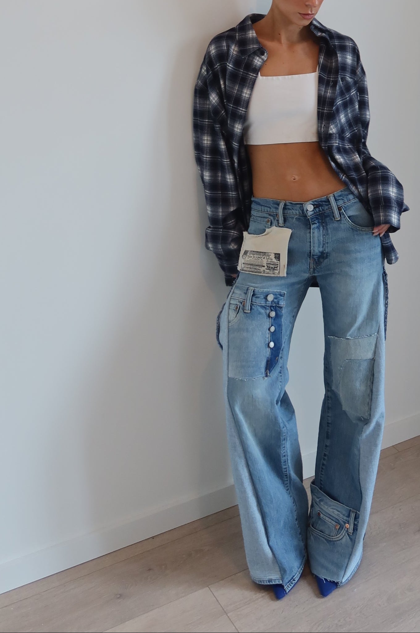 ‘TWO SIDES’ Levi’s reworked jeans