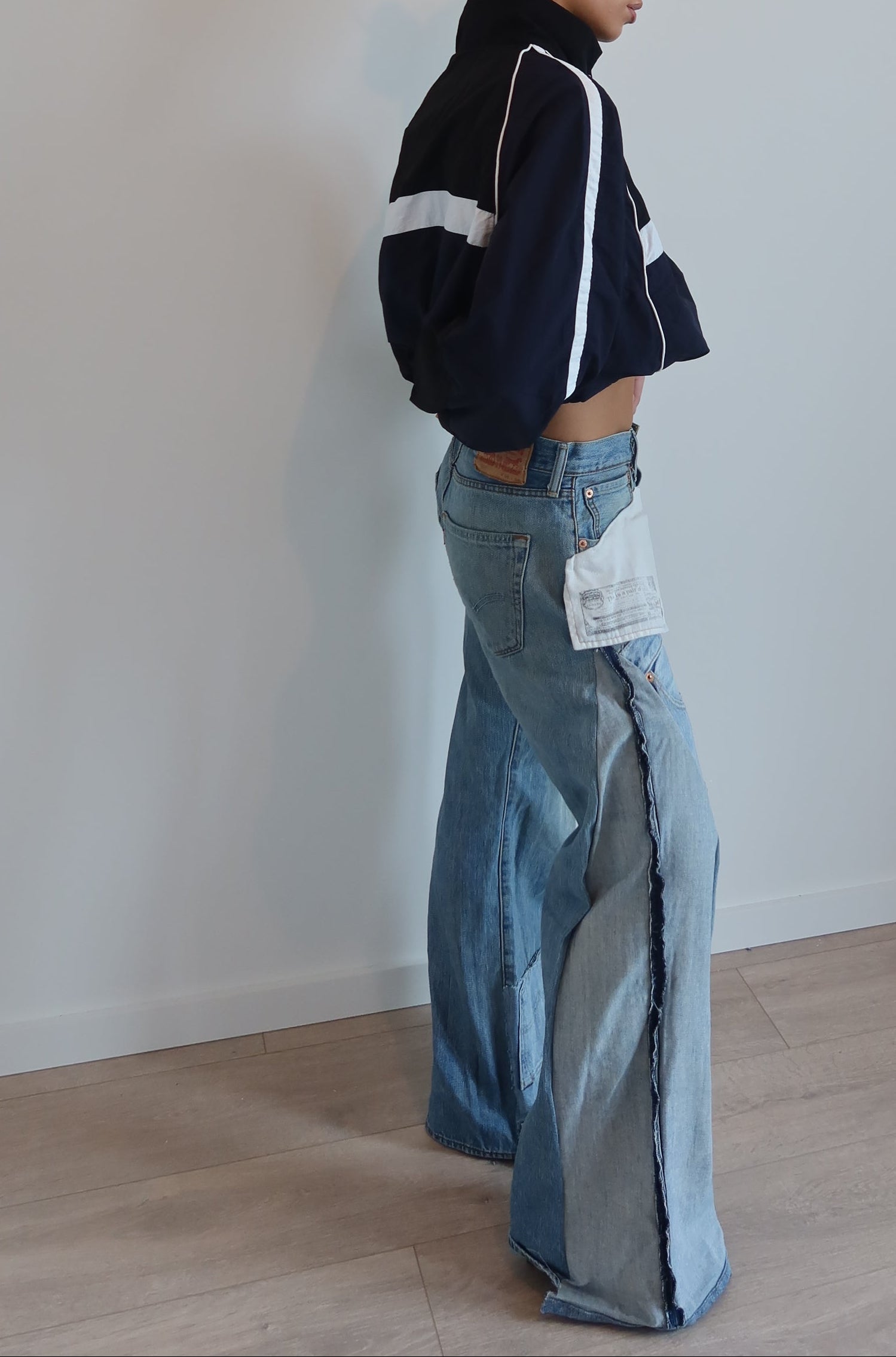 ‘TWO SIDES’ Levi’s reworked jeans