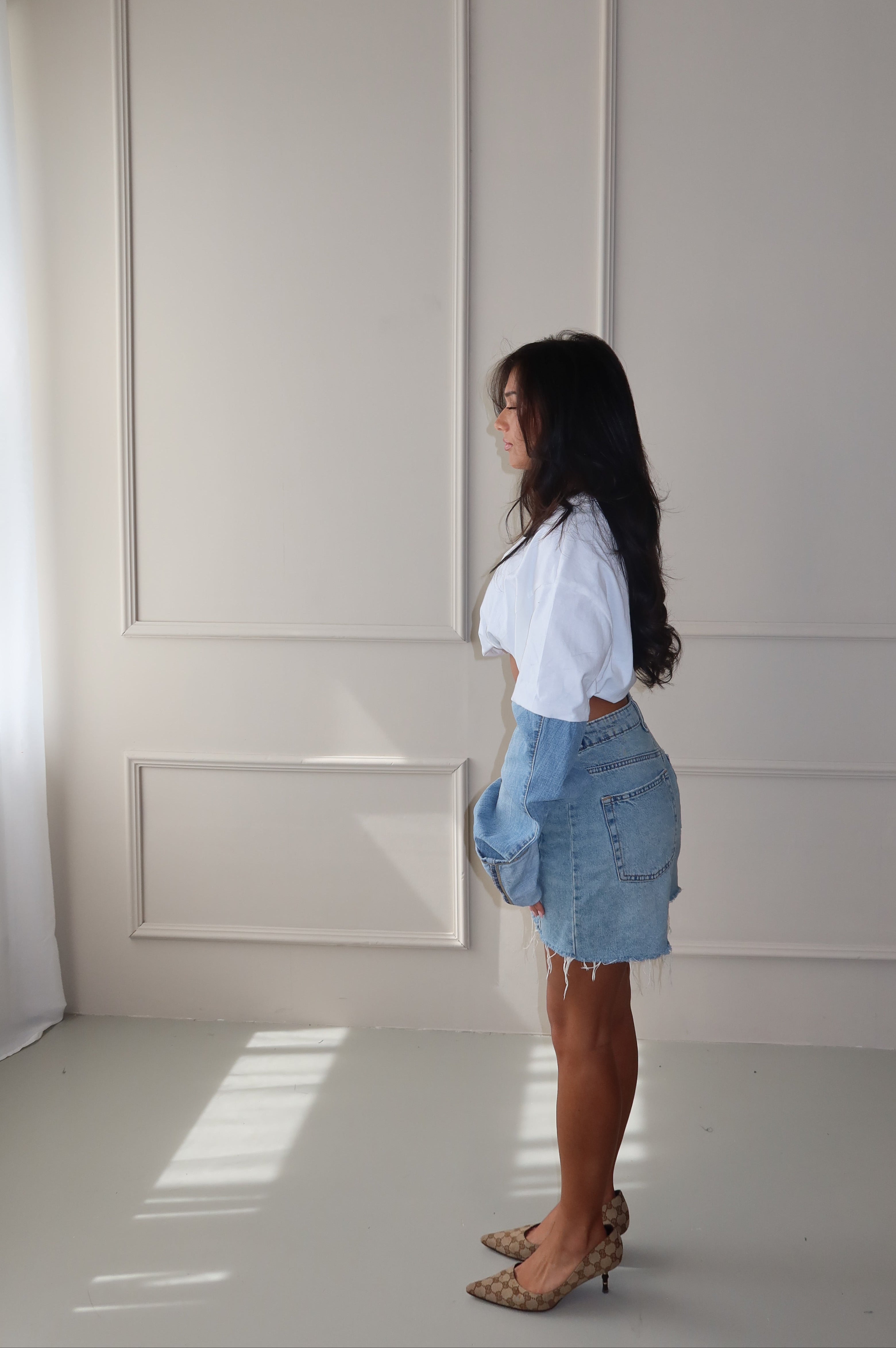 “PRE ORDER” denim t-shirt