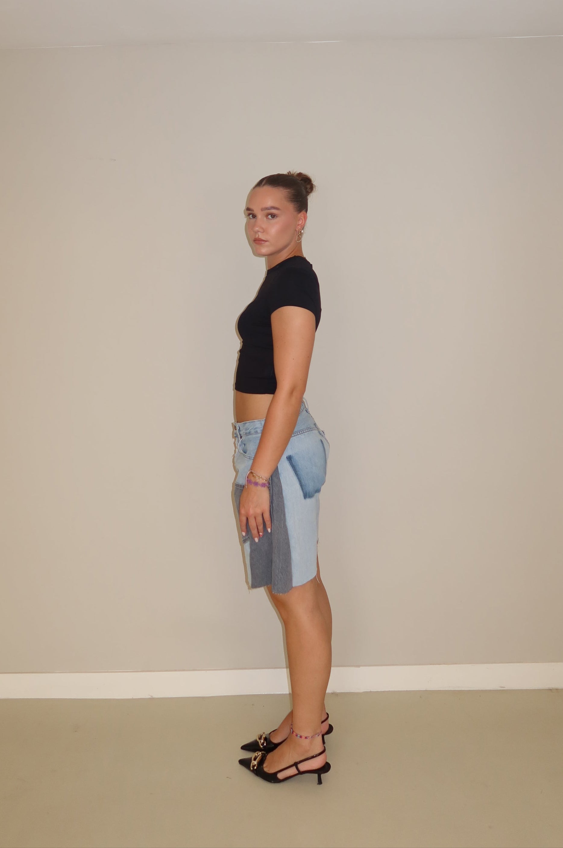 'TWO SIDES' Levi's reworked jort