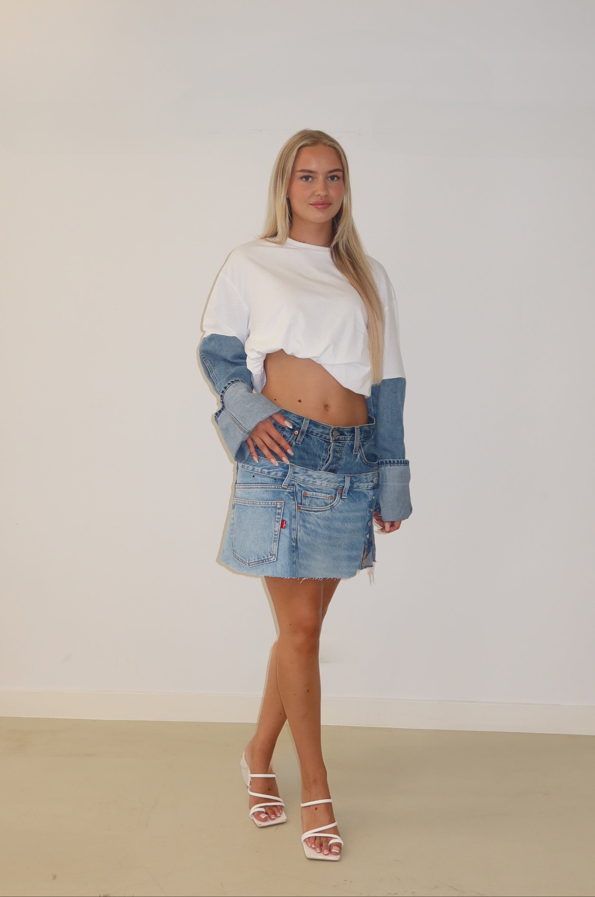 'DOUBLE UP' Levi's reworked matching set