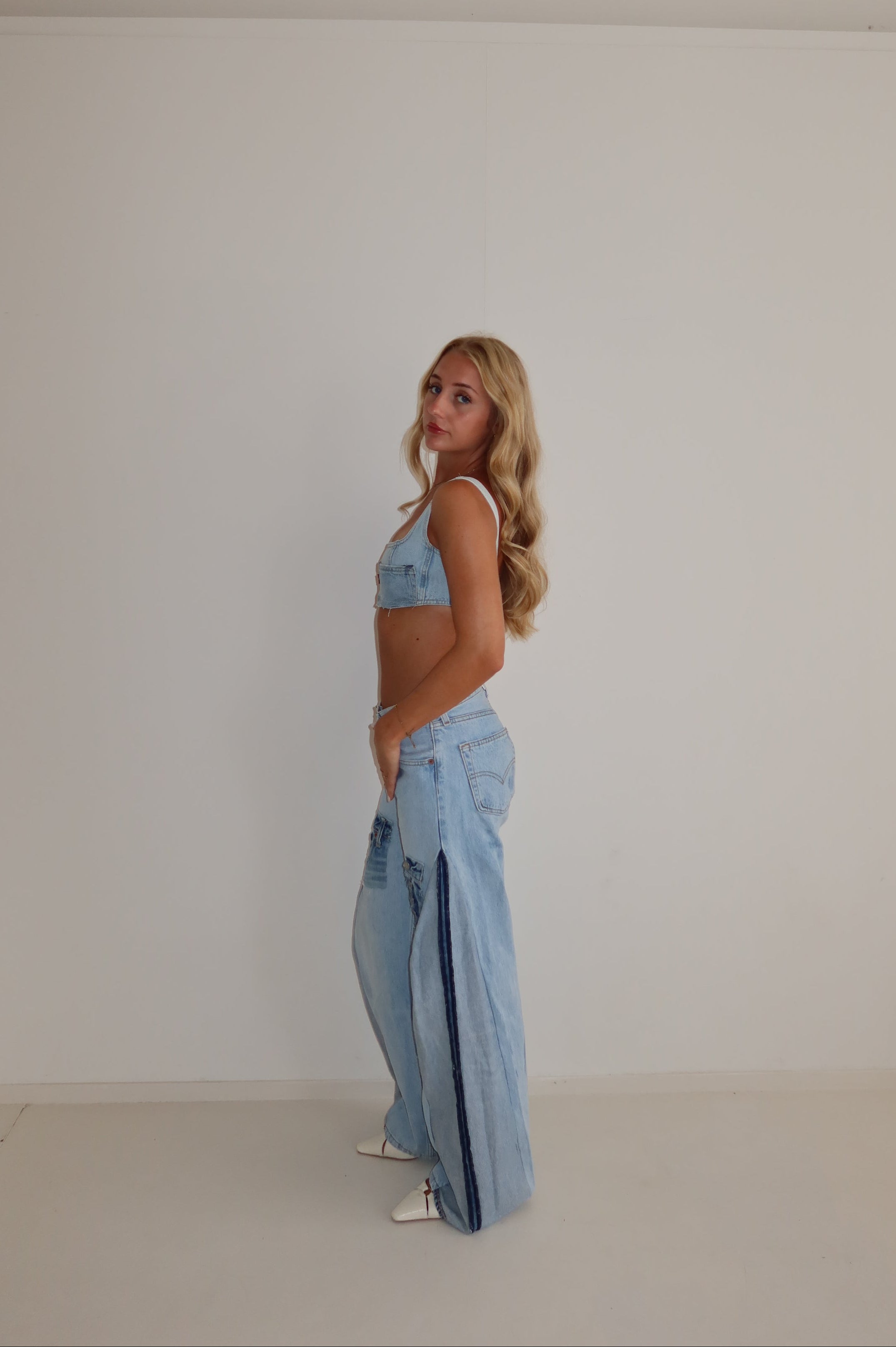 ‘TWO SIDES’ Levi’s reworked jeans