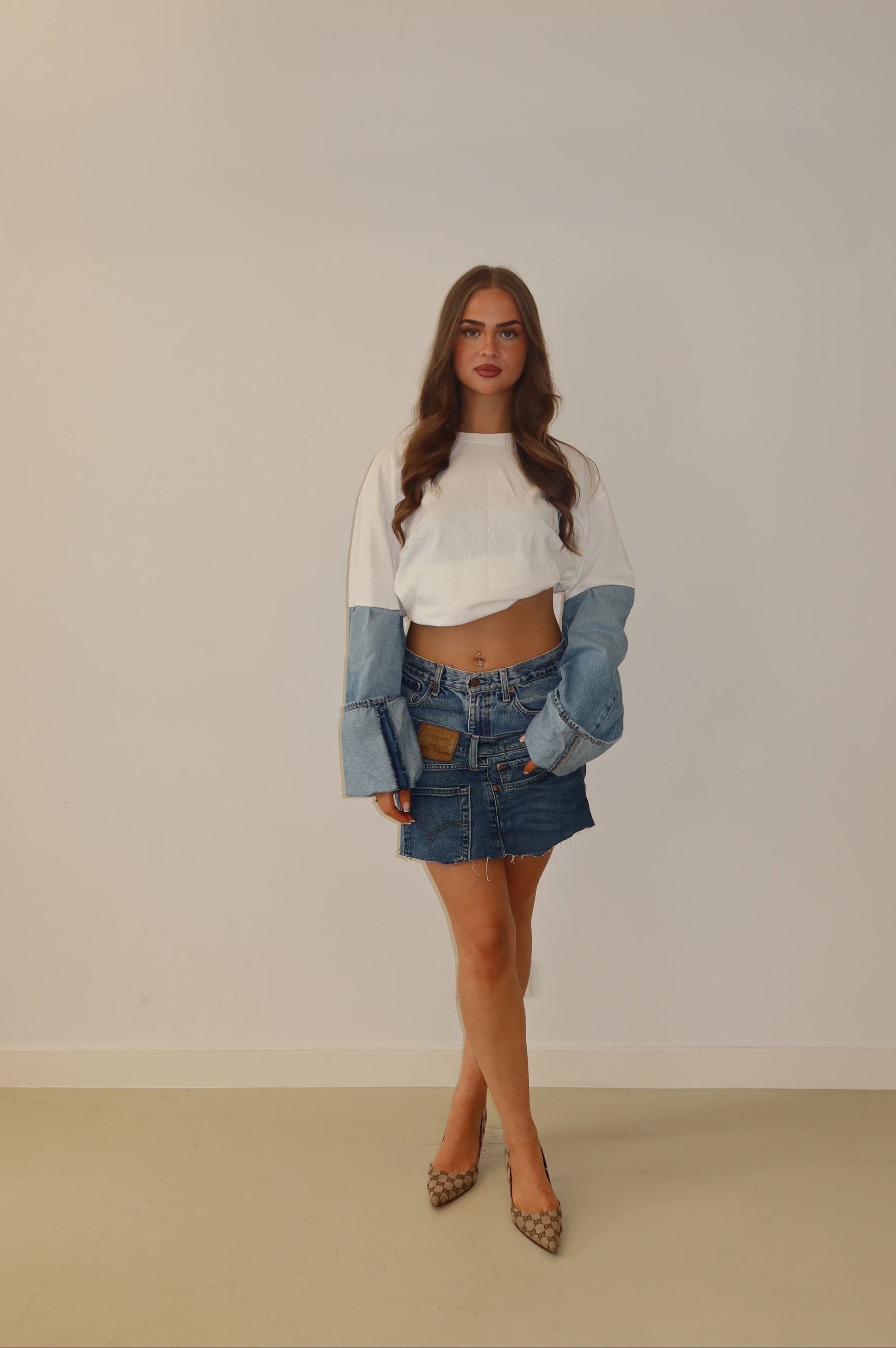 'DOUBLE UP' Levi's reworked matching set
