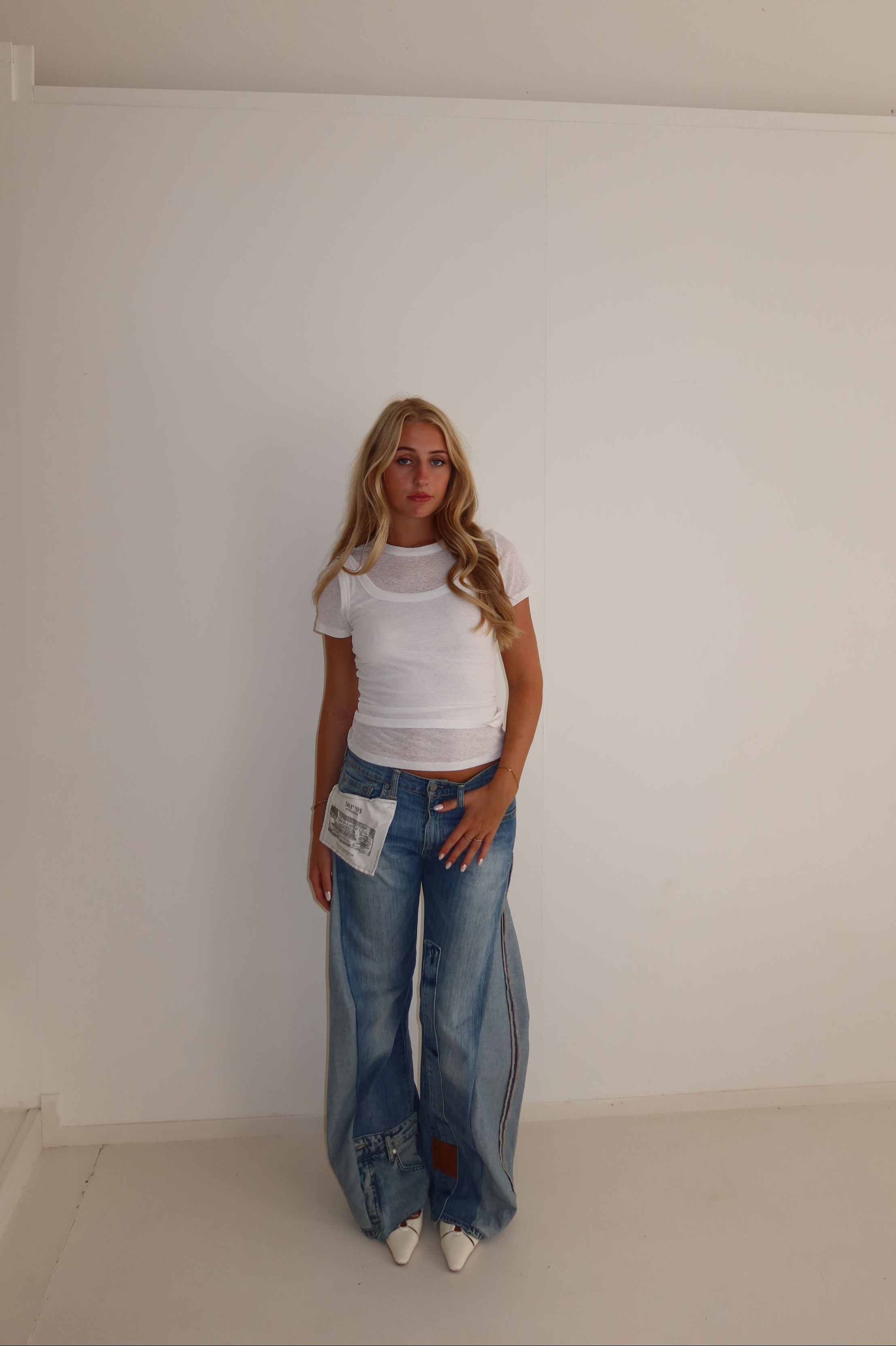‘TWO SIDES’ Levi’s reworked jeans