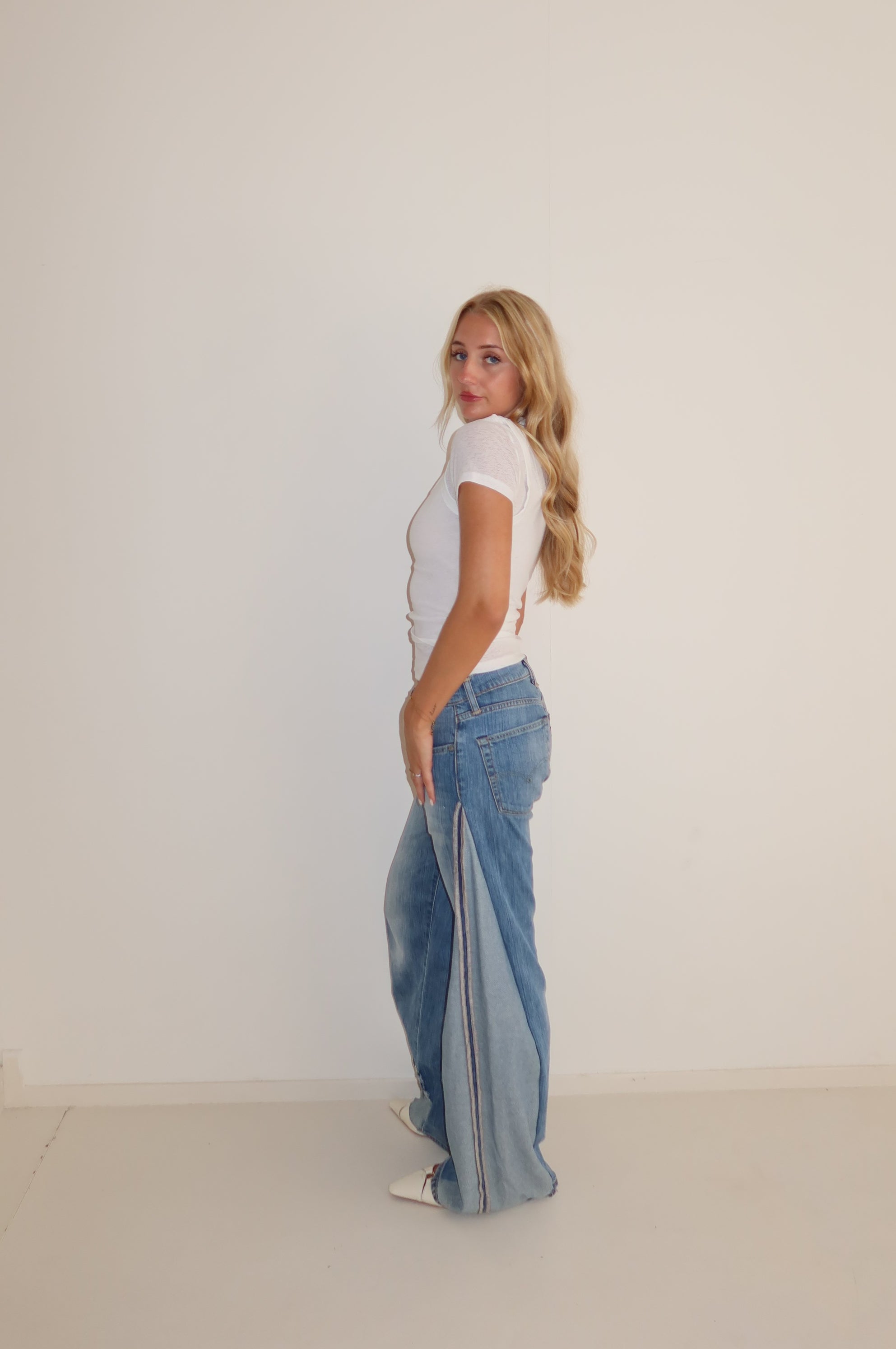 ‘TWO SIDES’ Levi’s reworked jeans