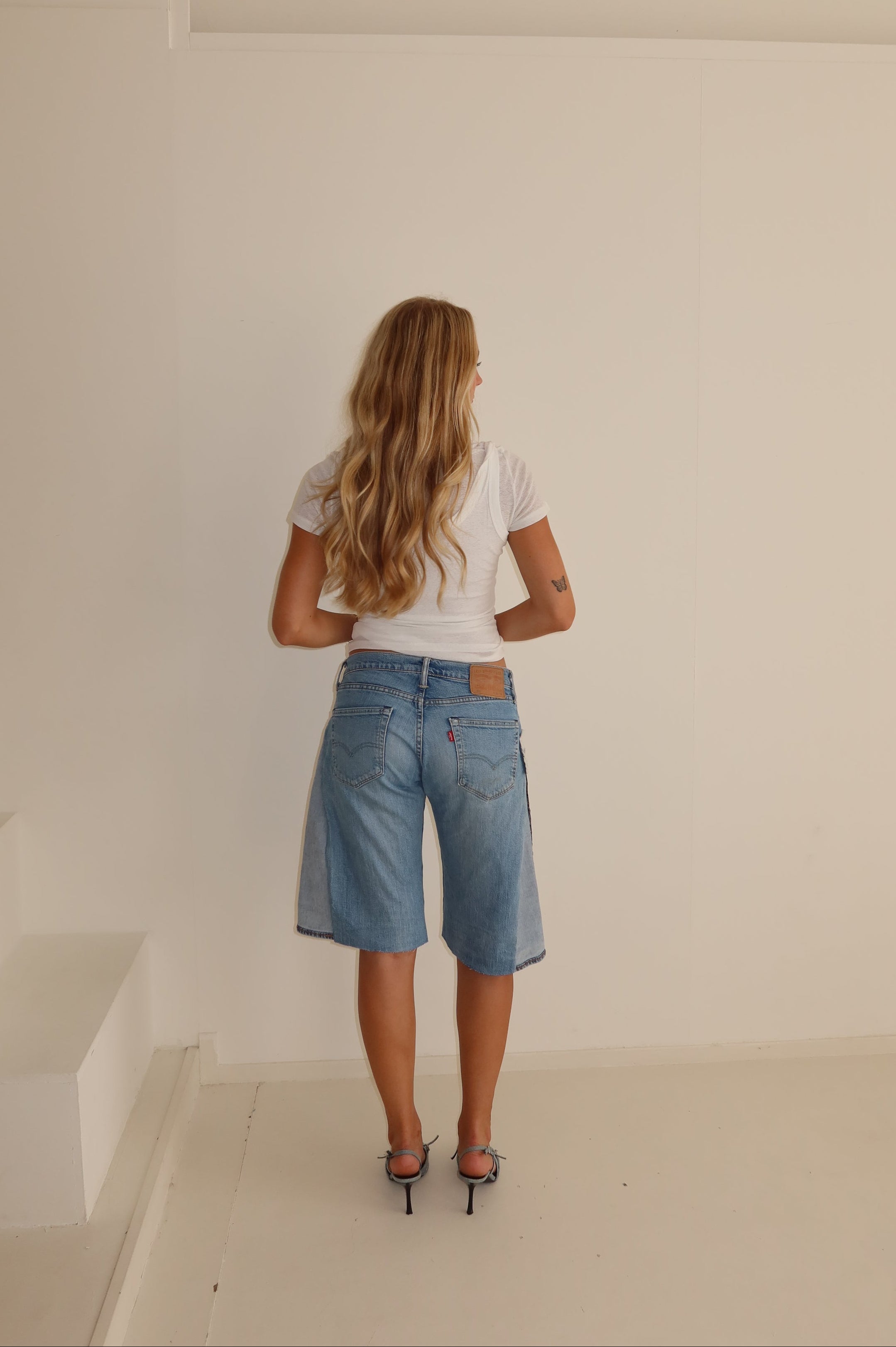 'TWO SIDES' Levi's reworked jort