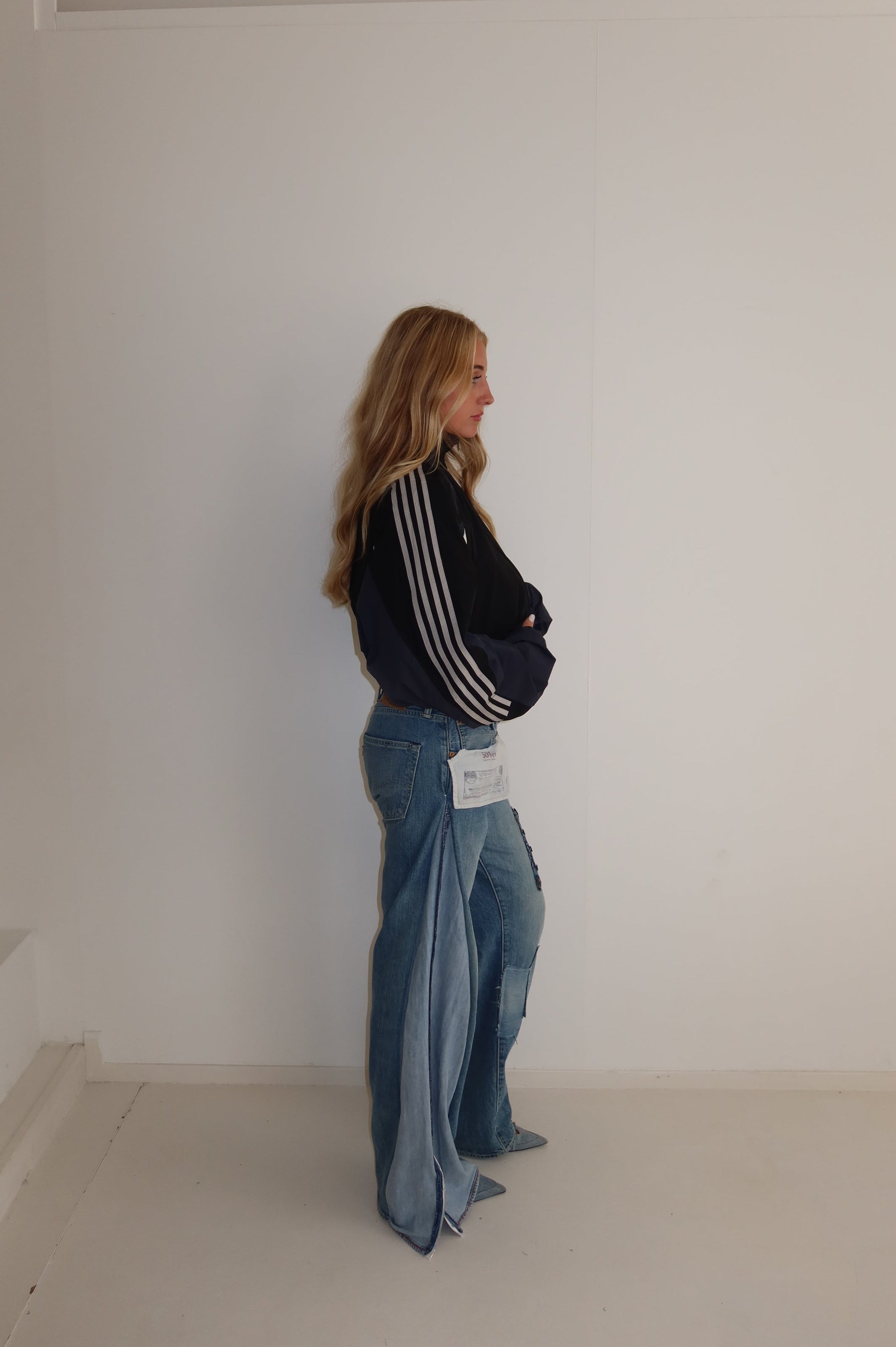‘TWO SIDES’ Levi’s reworked jeans