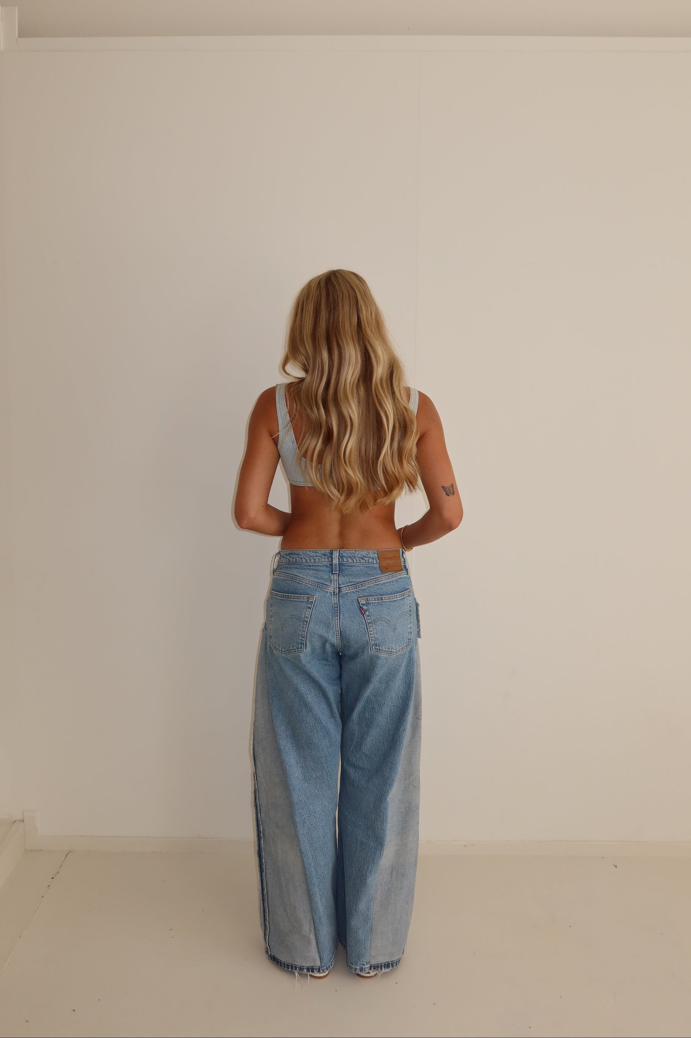 ‘TWO SIDES’ Levi’s reworked jeans