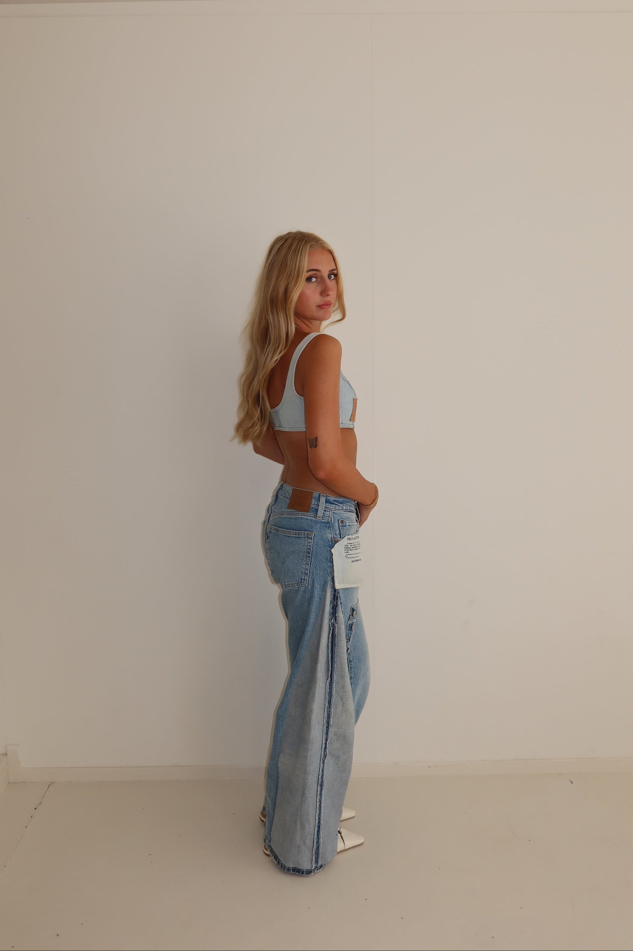 ‘TWO SIDES’ Levi’s reworked jeans