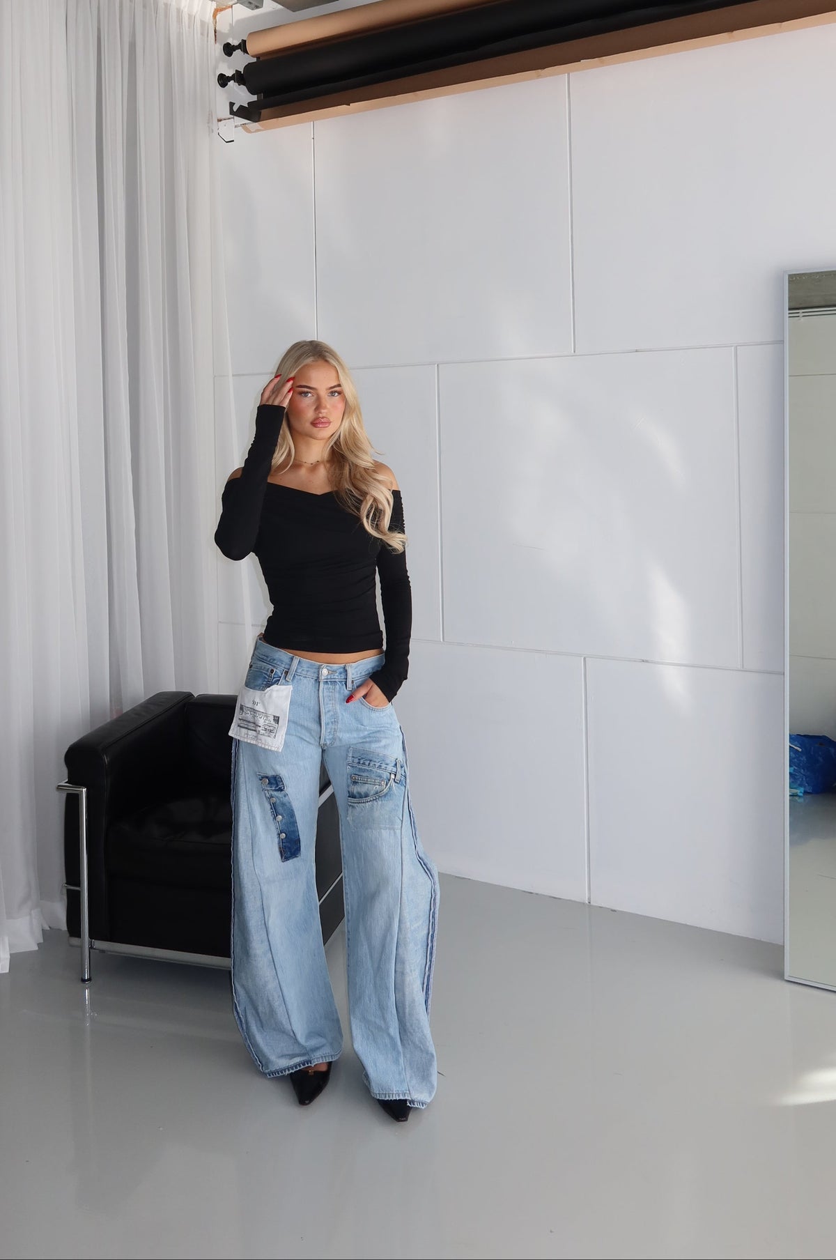 ‘TWO SIDES’ Levi’s reworked jeans