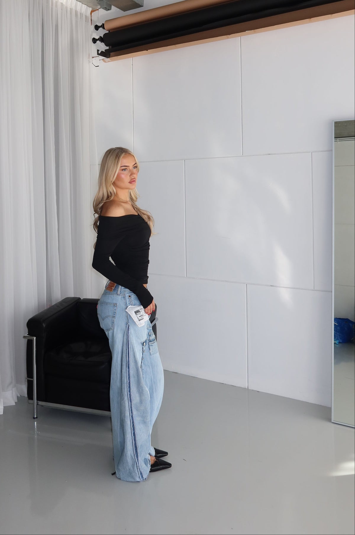 ‘TWO SIDES’ Levi’s reworked jeans