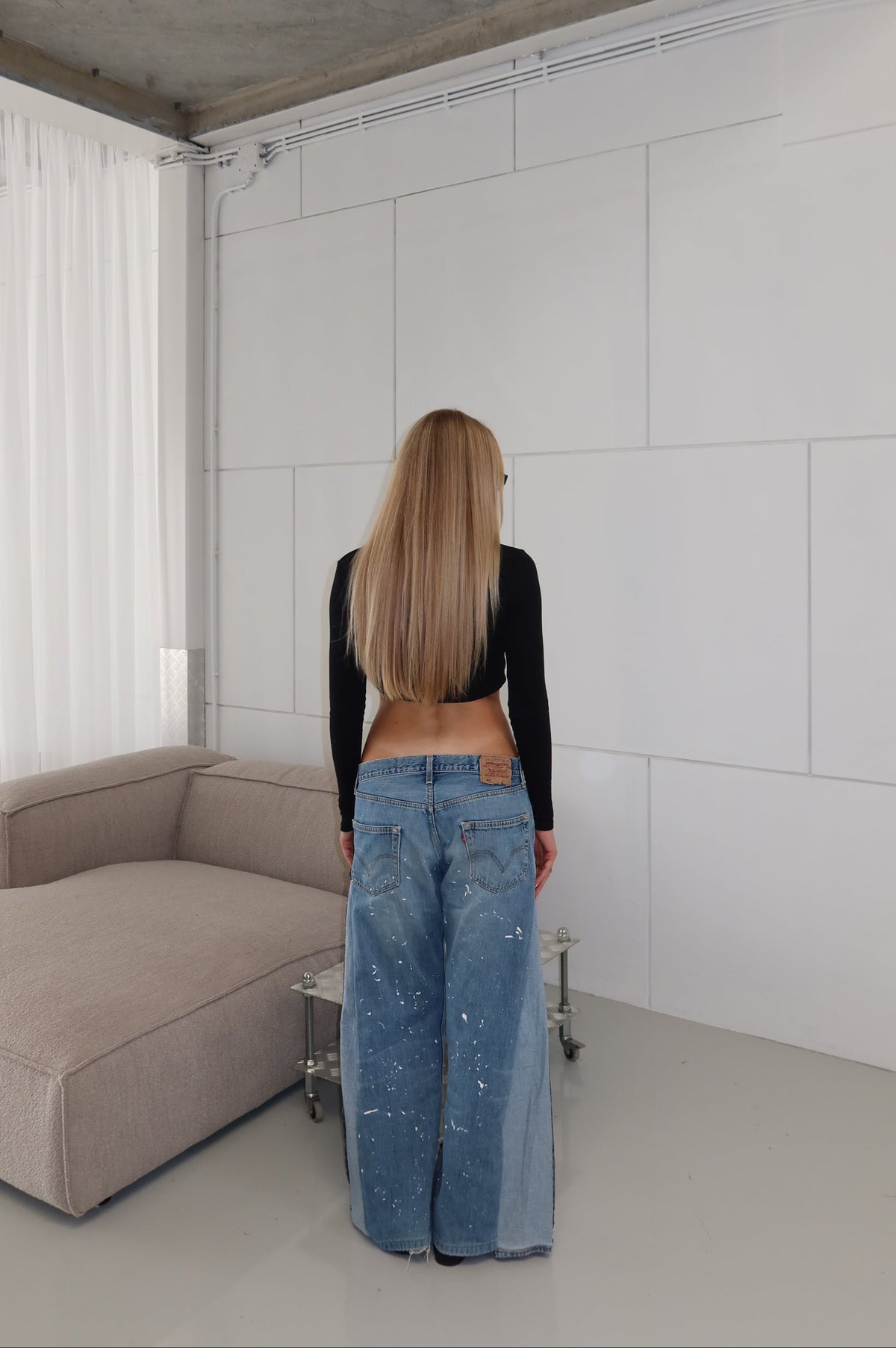 ‘TWO SIDES’ Levi’s reworked jeans
