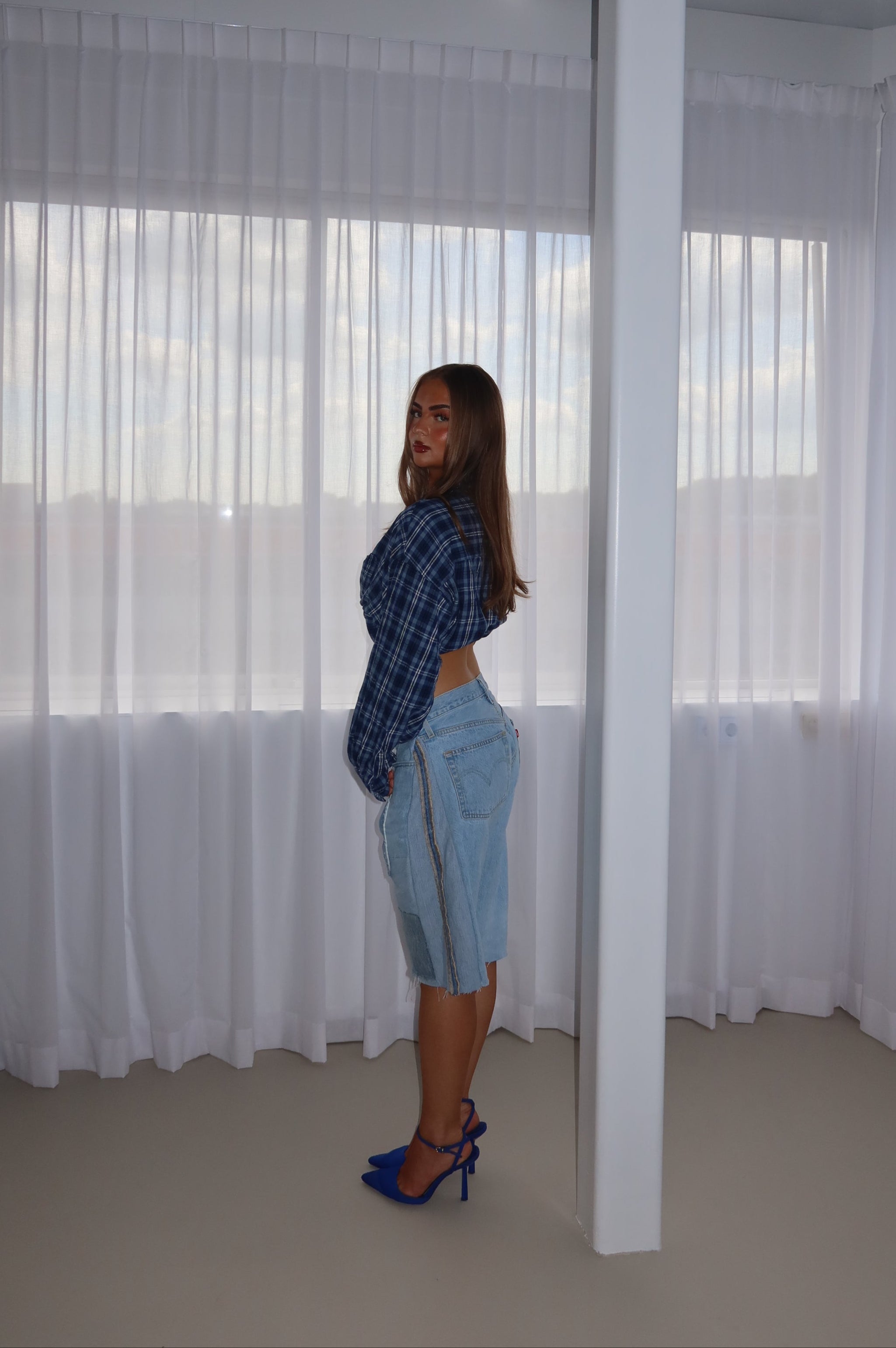 'TWO SIDES' Levi's reworked jort