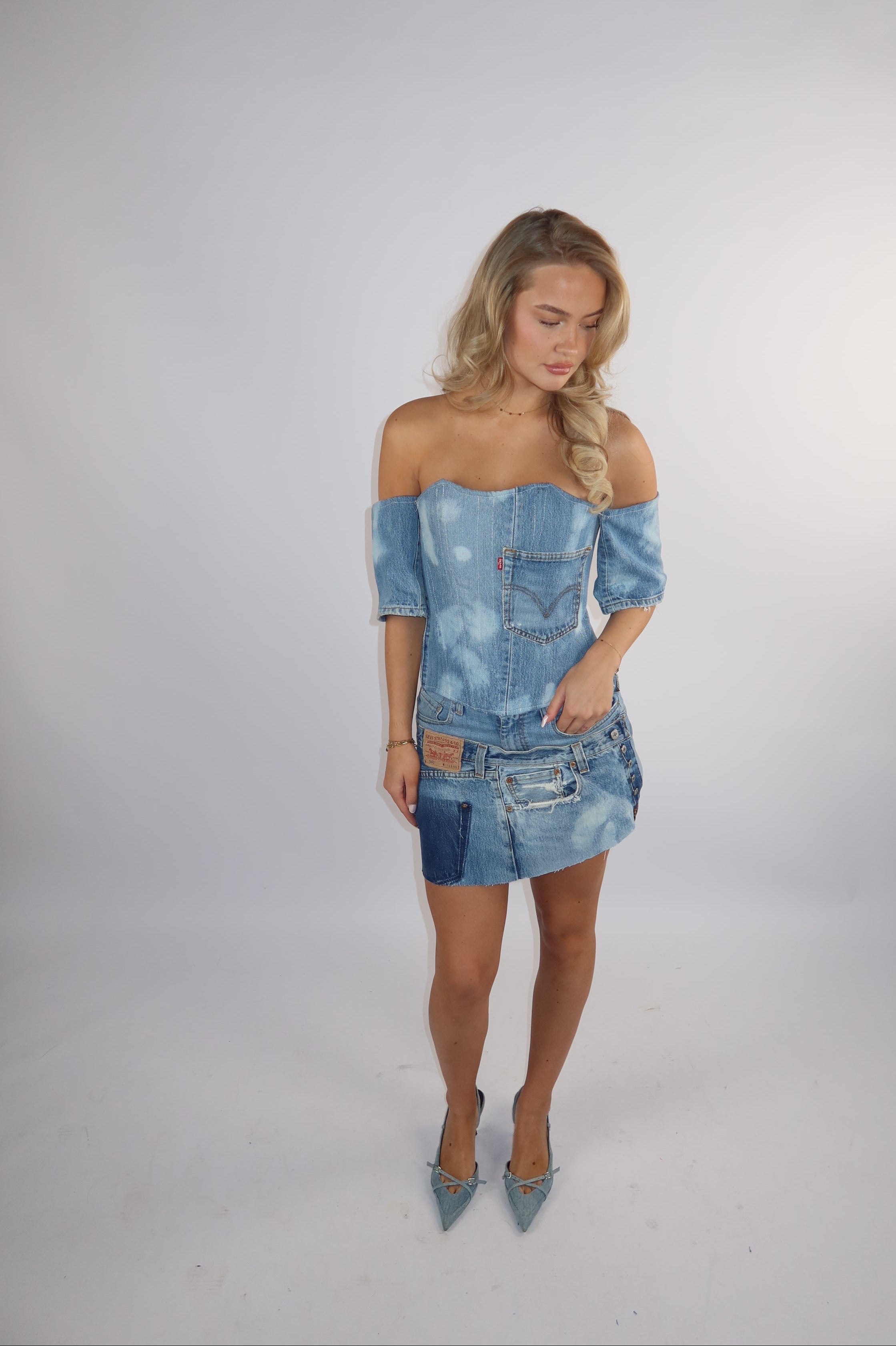 'CLASSY' Levi's reworked matching set