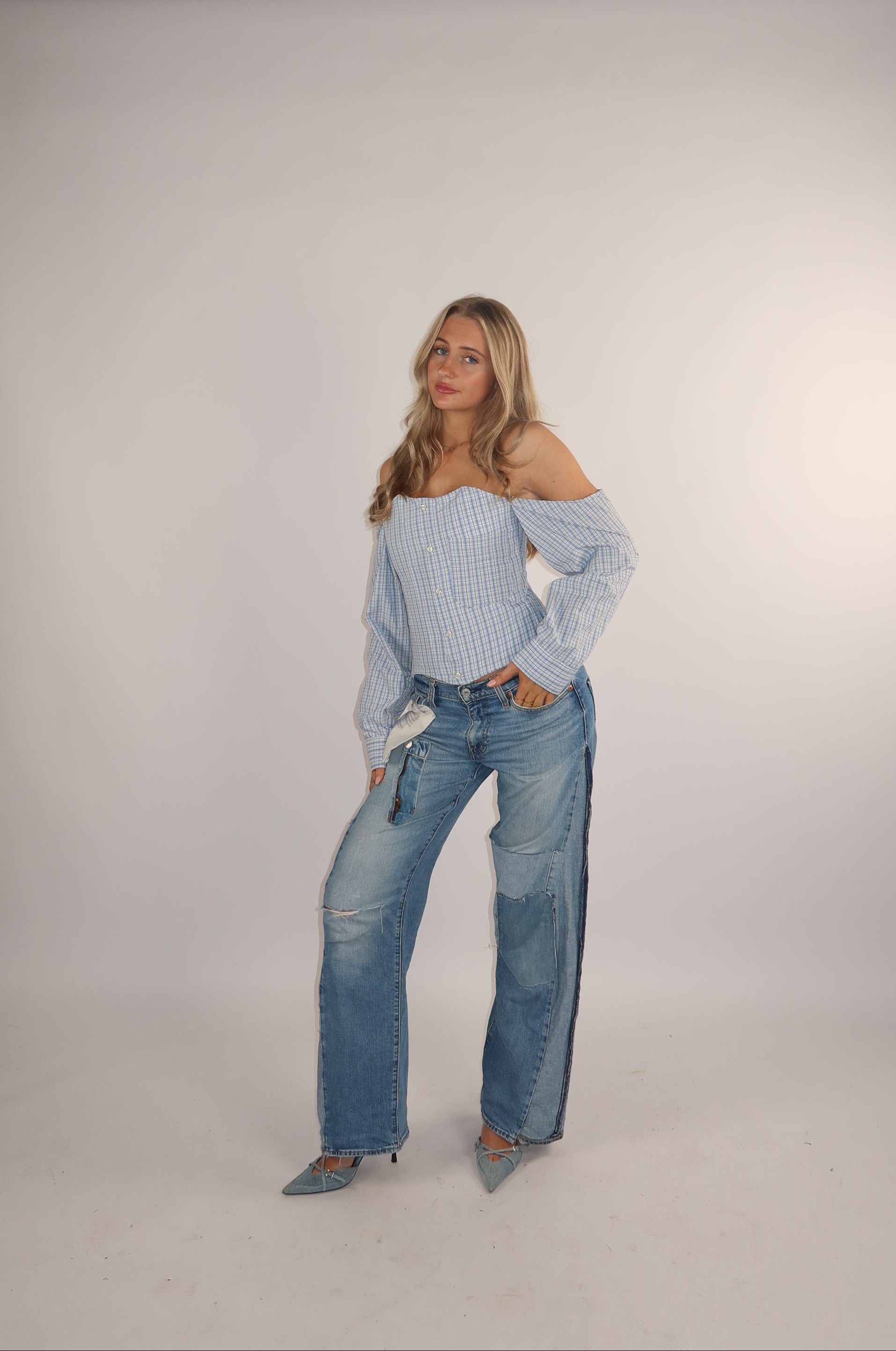 "RE:CHECK" Corset top