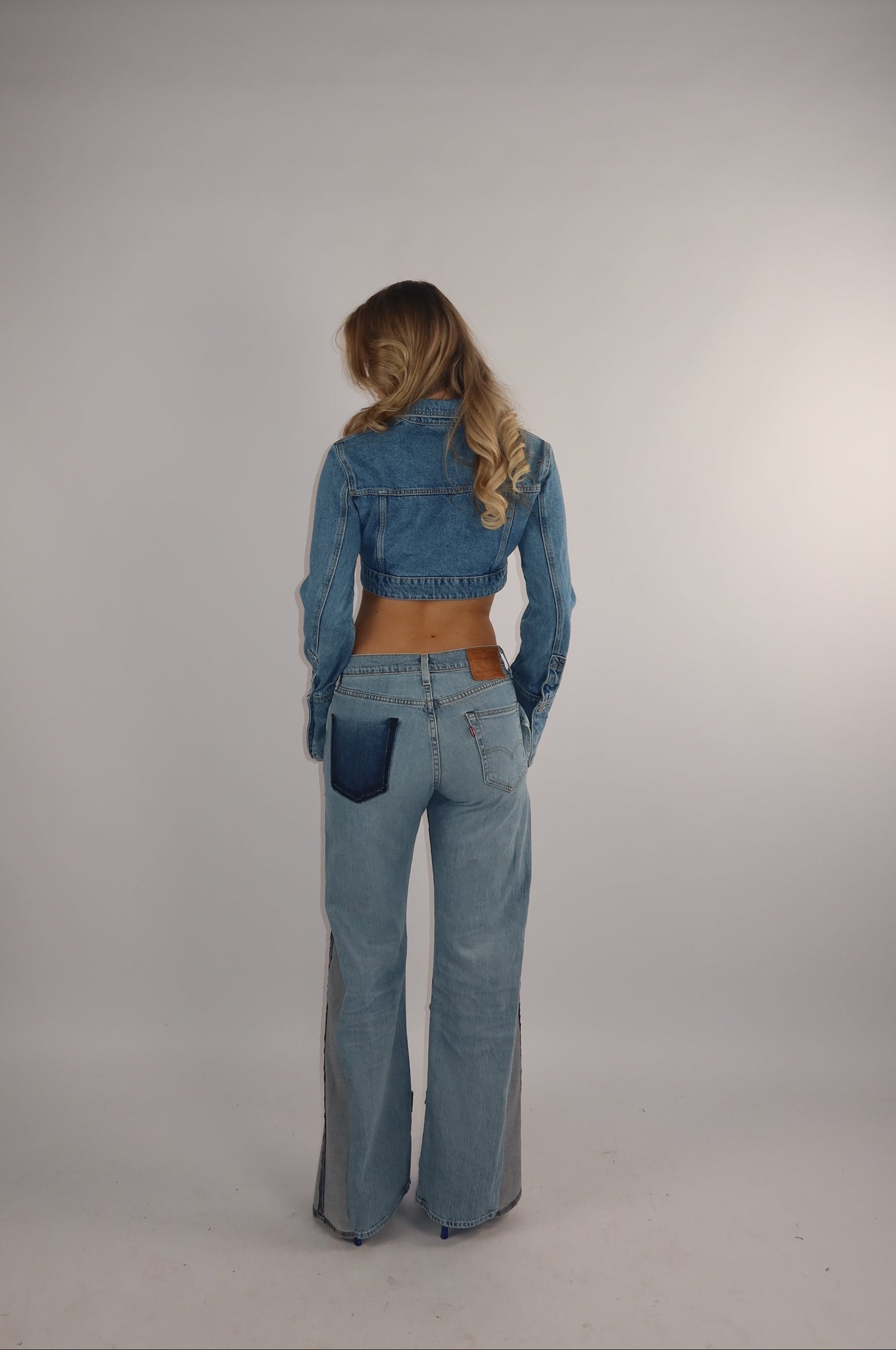 'TWO SIDES' Levi's reworked jeans