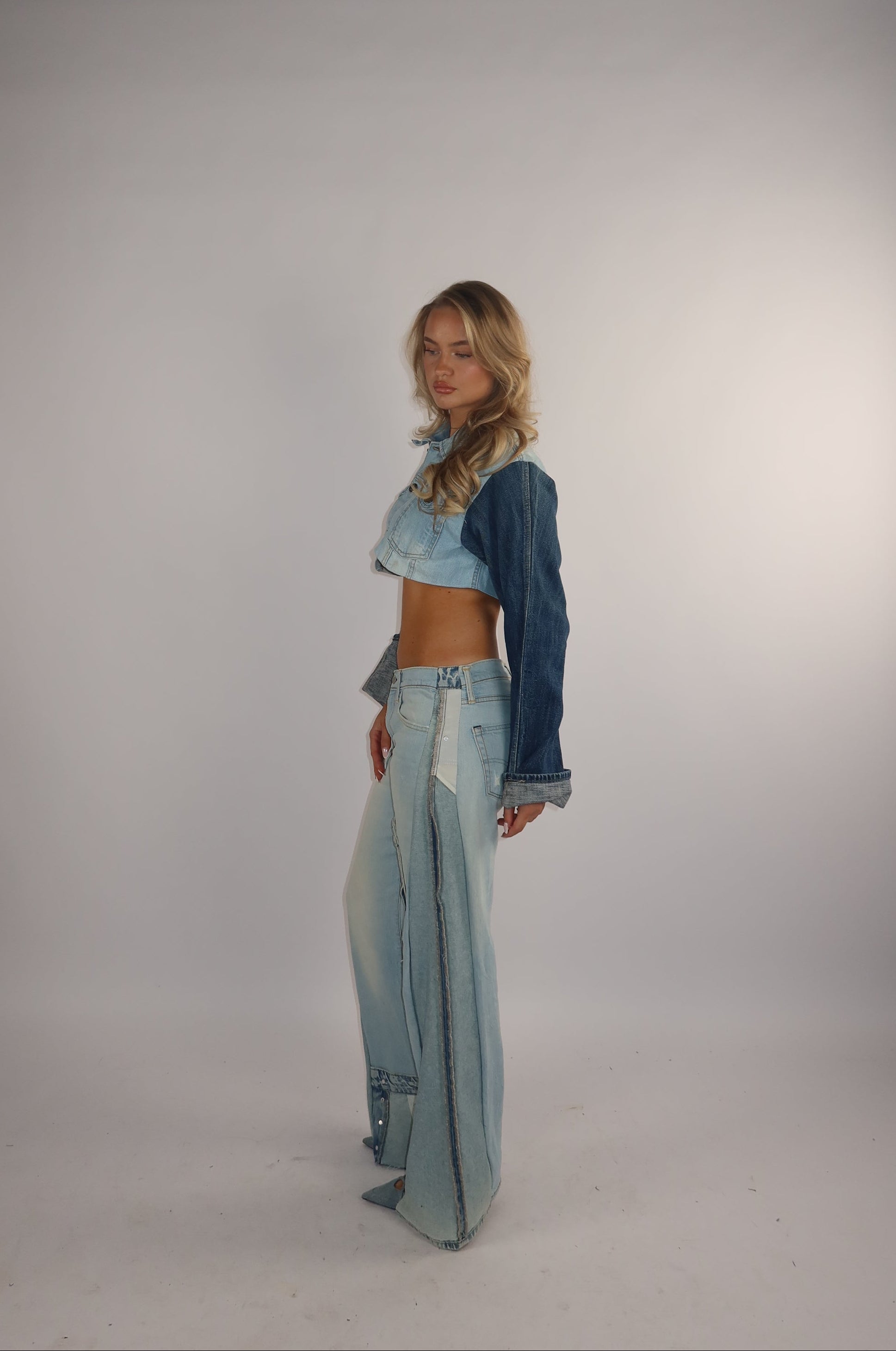 'TWO SIDES' Levi's reworked jeans