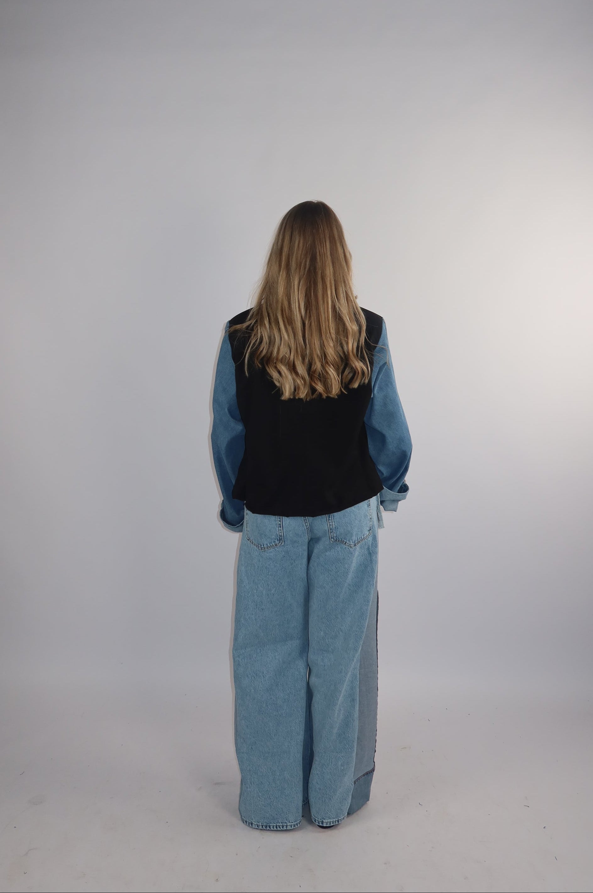 'DENIM' Sleeves blazer