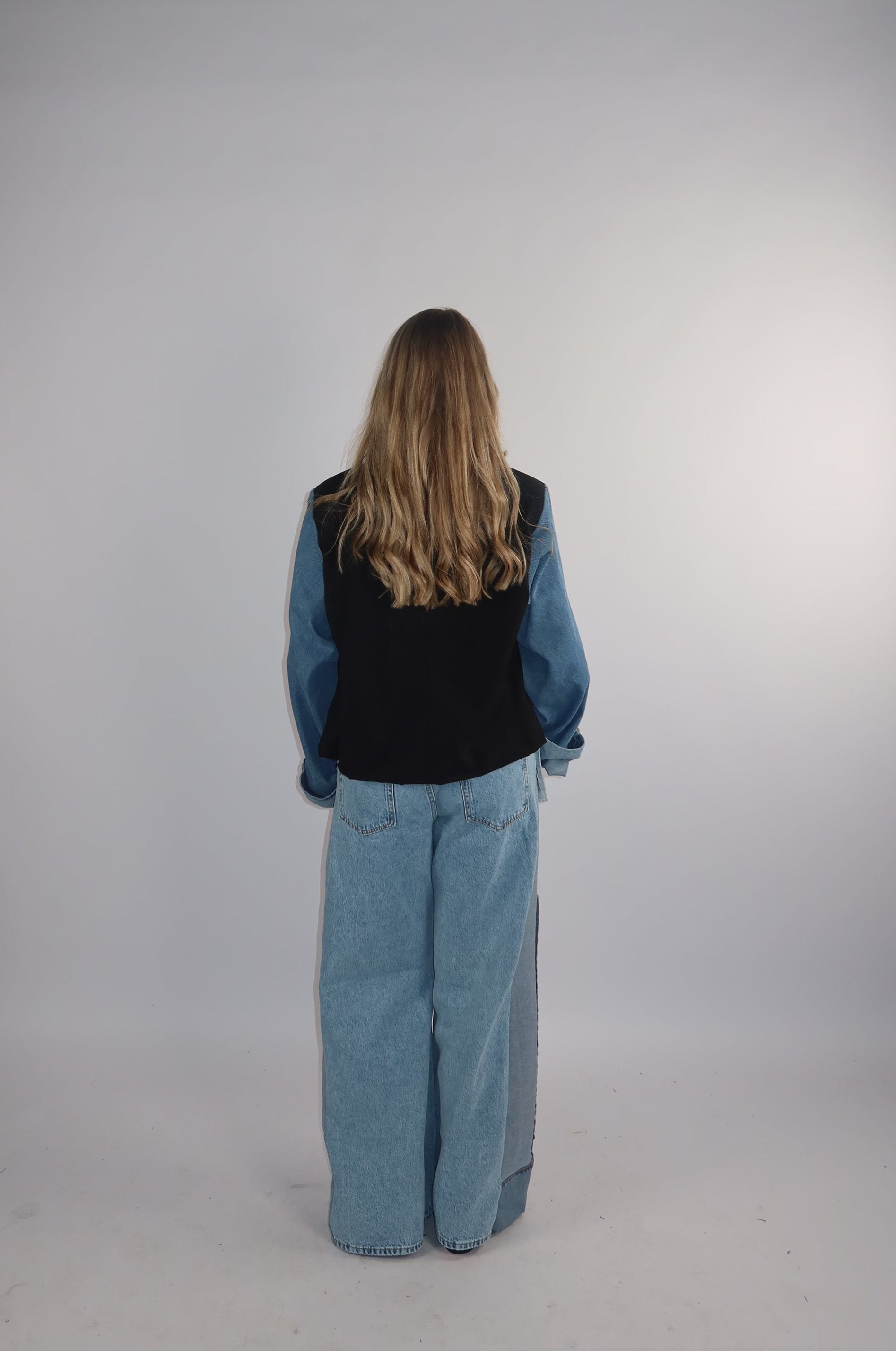 'TWO SIDES' Levi's reworked jeans