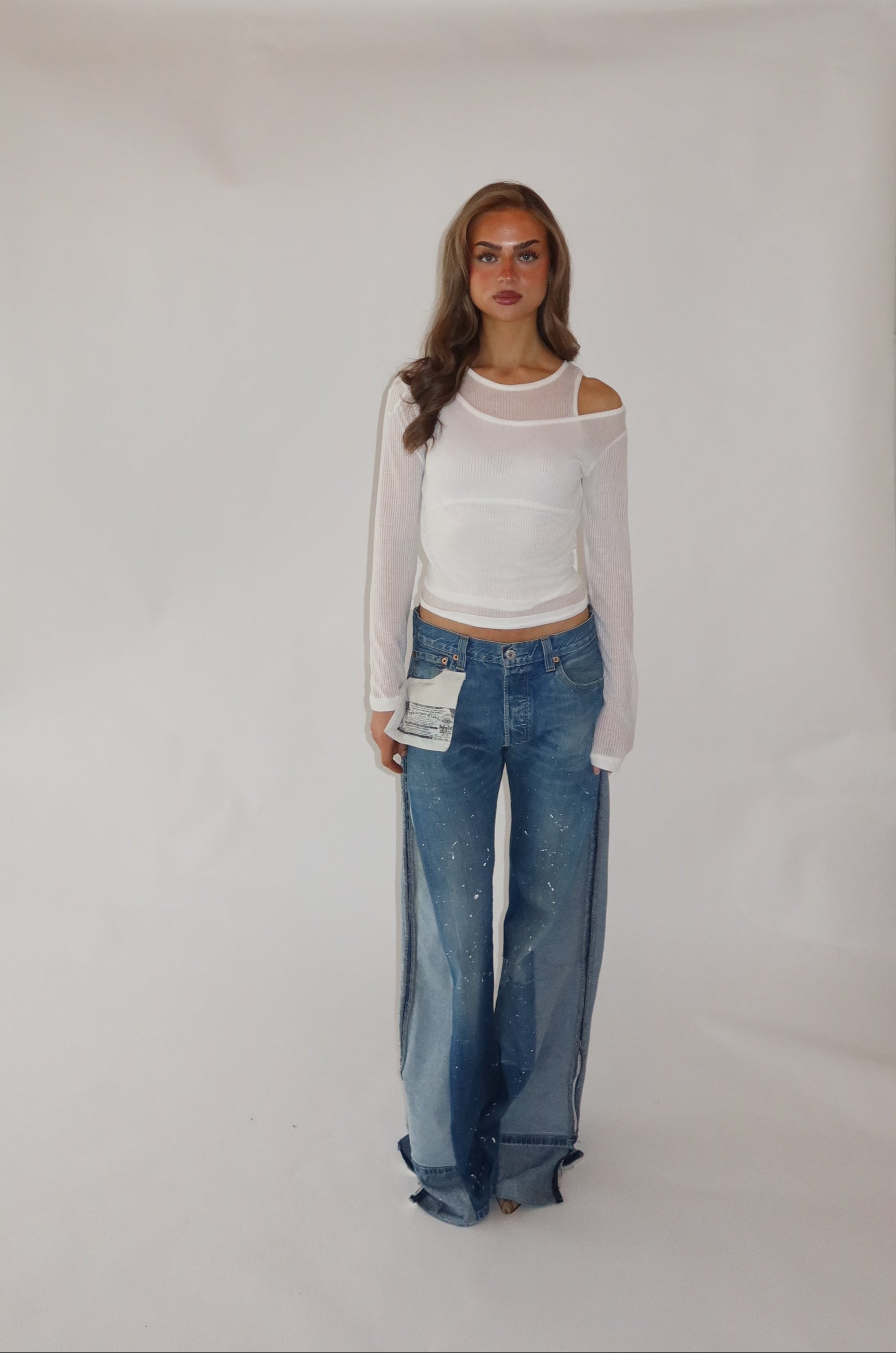 ‘TWO SIDES’ Levi’s reworked jeans